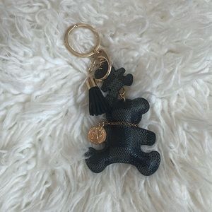 NWOT LV Damier Ebene Keychain/Bag Charm